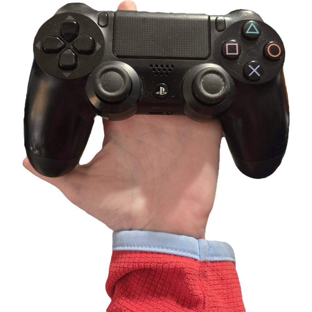 Sony DualShock 4 Wireless Controller (Jet Black) – Model CUH-ZCT1U